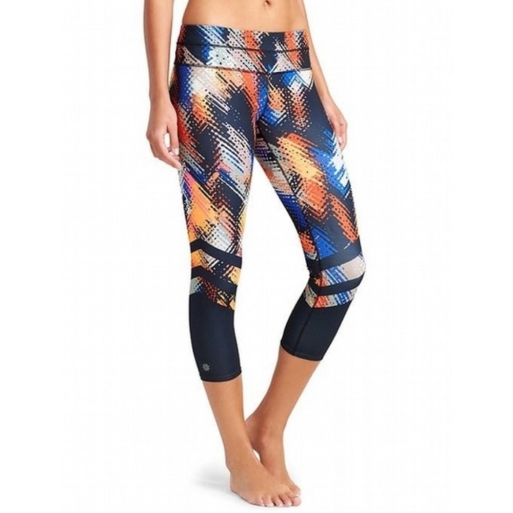 Athleta Lava Sonar Capri Leggings Workout Pants Women’s size S